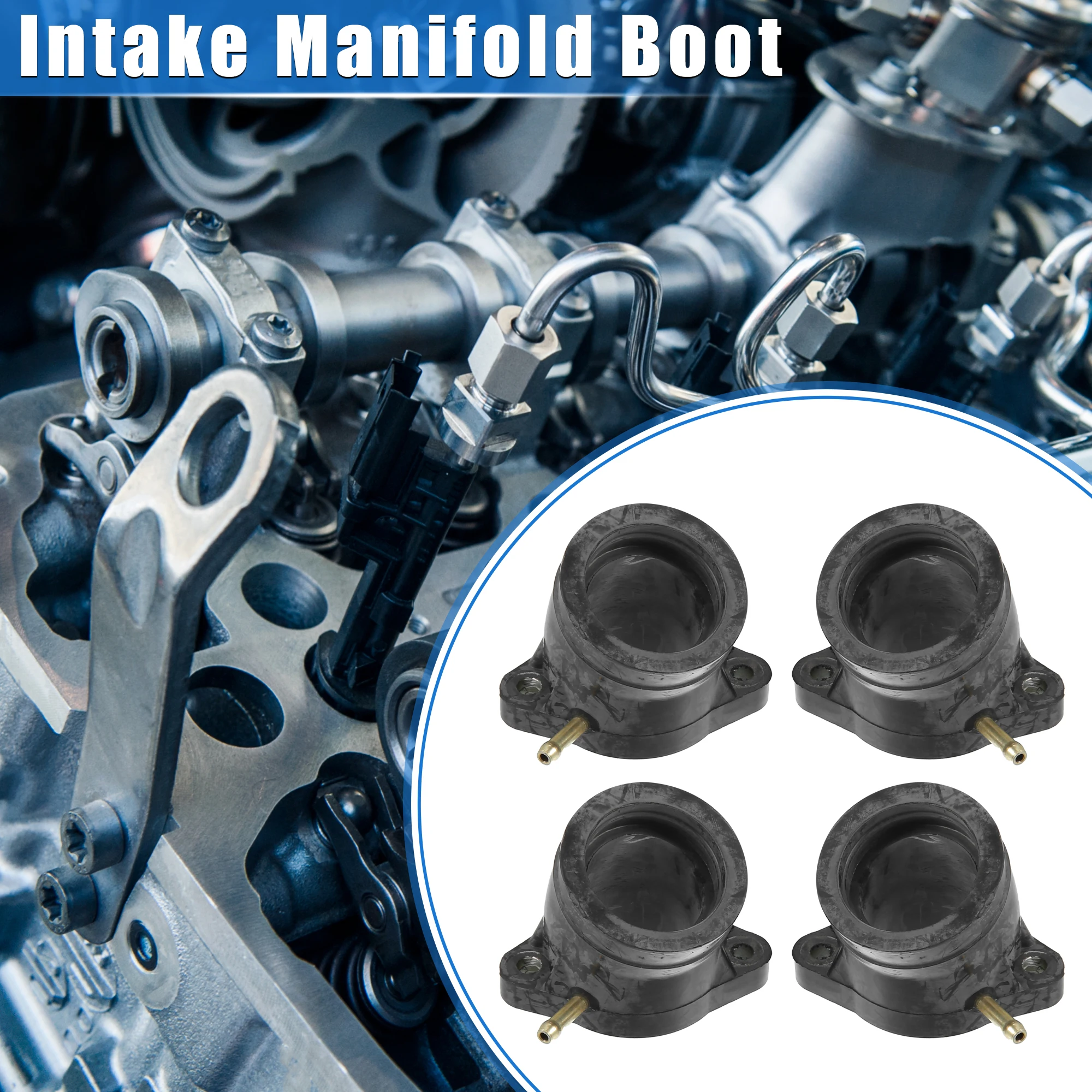 

Motoforti Carburetor Intake Manifold Boot Kit for Yamaha XS 1100 2H9 1980-1983 for Yamaha XS 1100 S 5K7 1981-1982 Manifold Boot