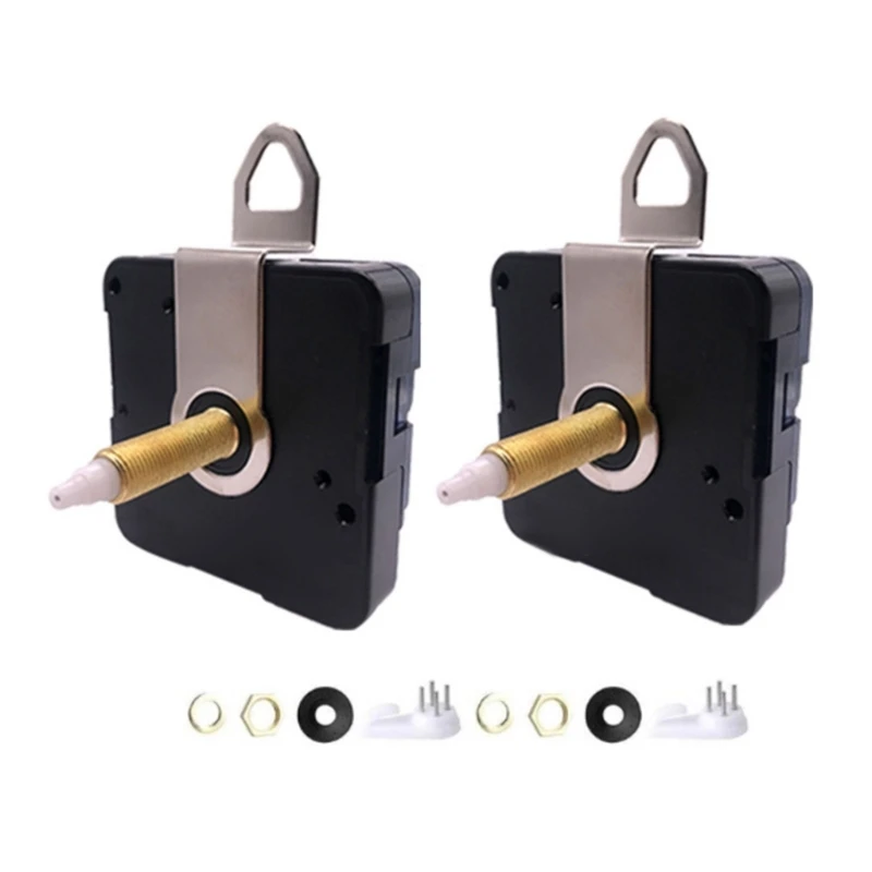 

2 Pcs Clock Movement Mechanism DIY Repair Part Long Shaft Clock Movement 97QE