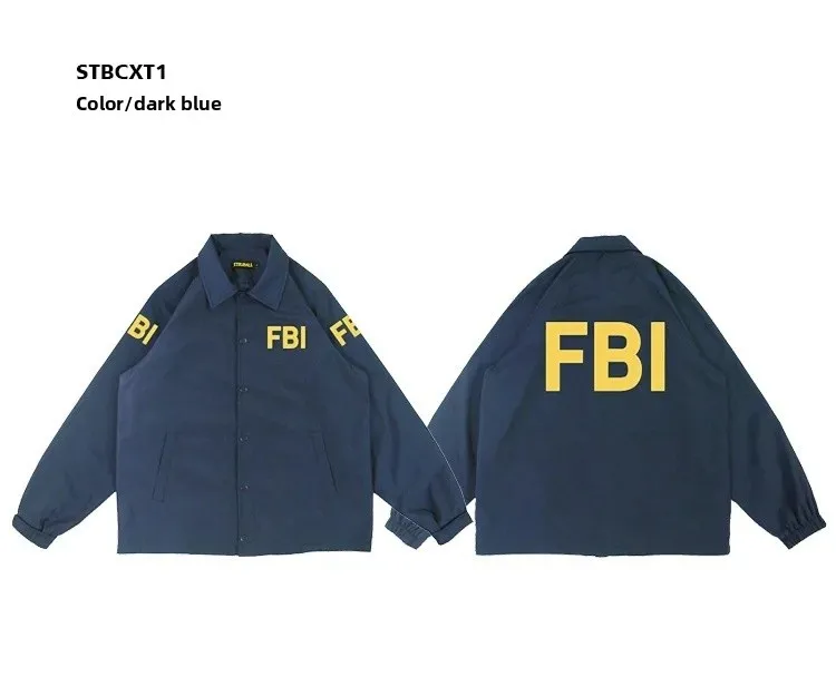 Video original coach jacket dark blue 9FBCJ-1