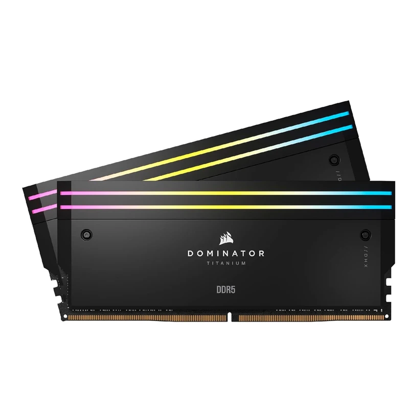 CORSAIR Dominator Titanium RGB DDR5 RAM 32GB/64GB/96GB 6000MHz 6400MHz 6600MHz 7200MHz Intel XMP iCUE совместимая Компьютерная память