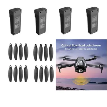 Z908 MAX RC Drone Battery 3.7V 2000Mah Battery Propeller USB Line For Z908 MAX Drone Accessories Z908 MAX Dron Battery Blades