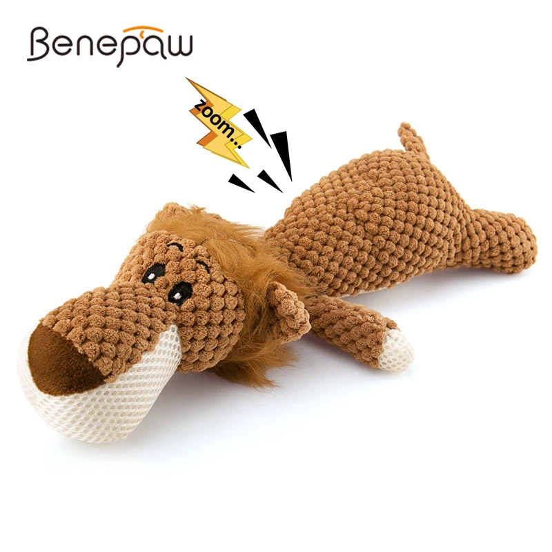 Benepaw Durable Plush Dog Toys For Aggressive Chewers Ecofriendly