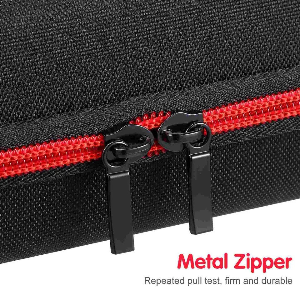 Custodia Portatile Per Microfoni Wireless - Scatola EVA Doppio Microfono Con Tasca Rete Per Accessori - Foto 10