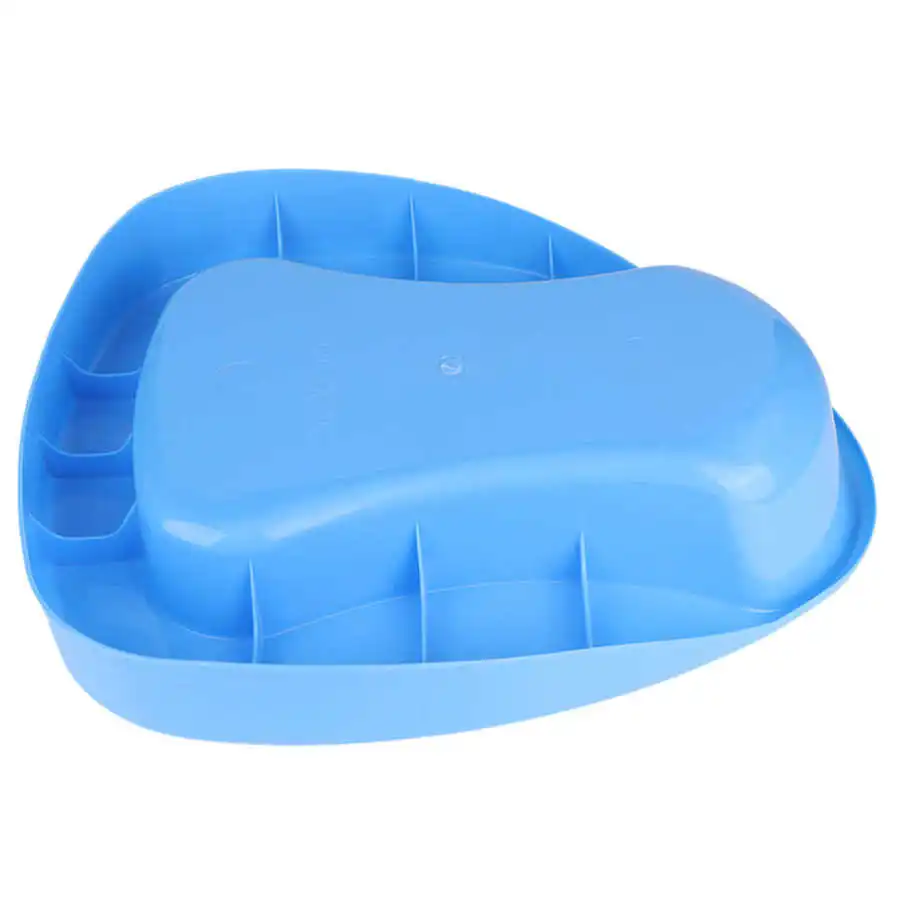 Plastic Stable Bedpan Heavy Duty Anti-Spill Reusable Thick Bedpan for Bed-Bound Patient Elderly Disabled Adult Travel Device 5
