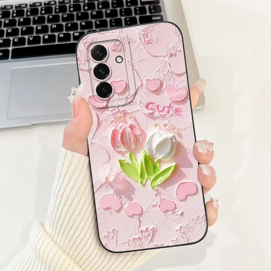 Floral Shockproof Soft Bumper Phone Case - Flower Design Cover