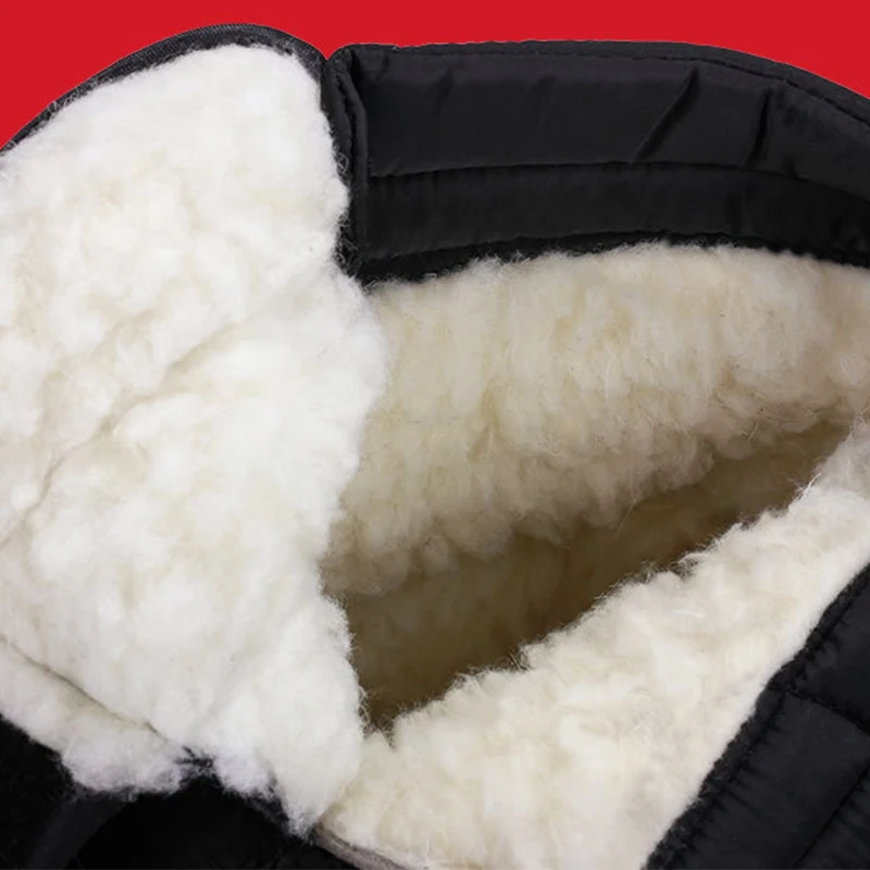 Winter Boots Men Shoes Large Size Waterproof Snow Boots Thickened Cotton Ankle For Women Shoes Non-slip Warm Fur Men Boot