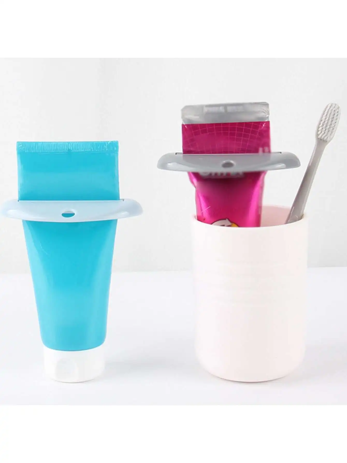 2PCs Creative Home Toothpaste Squeezer Multi purpose Facial Cleanser Squeezer