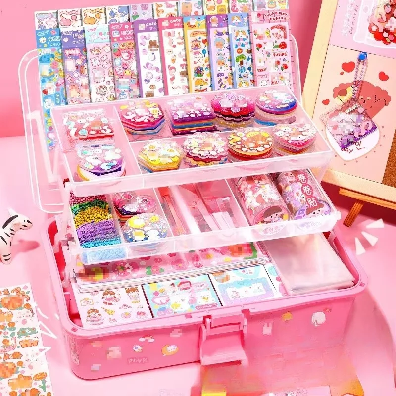 Goka Sticker Set Goka Cream Glue Sticker Hand Account Full