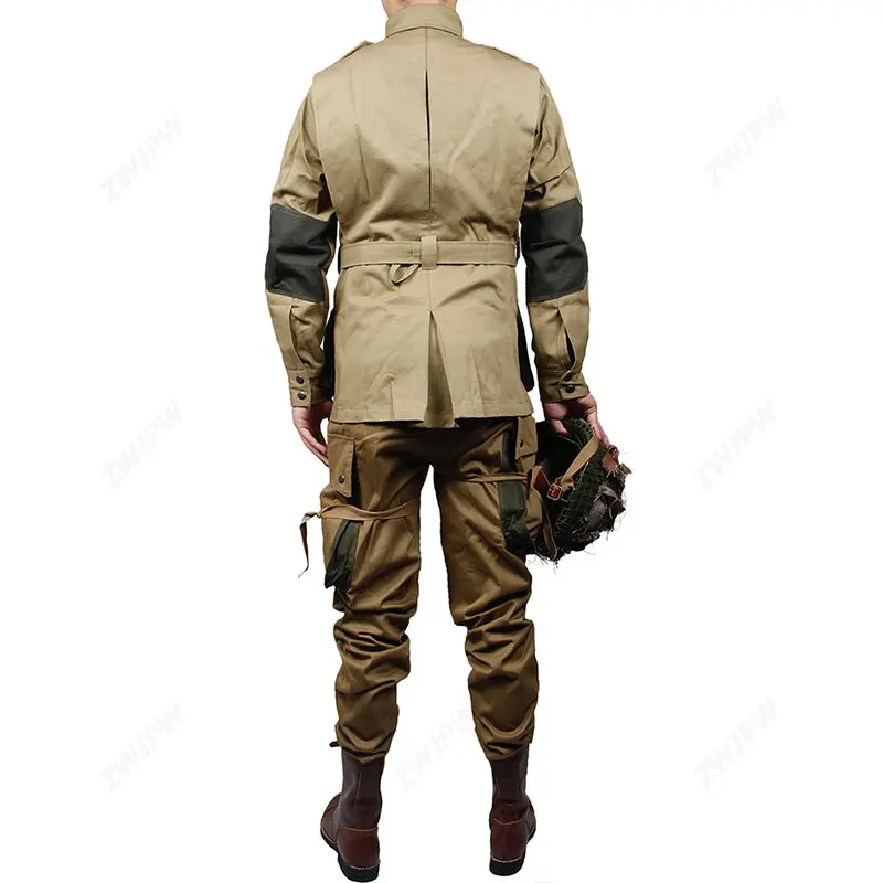 ZWJPW WW2 米国陸軍　M42 空挺部隊員　コットンユニフォーム　レプリカ zwjpw WW2 US Army M42 Airborne Paratrooper Pacific