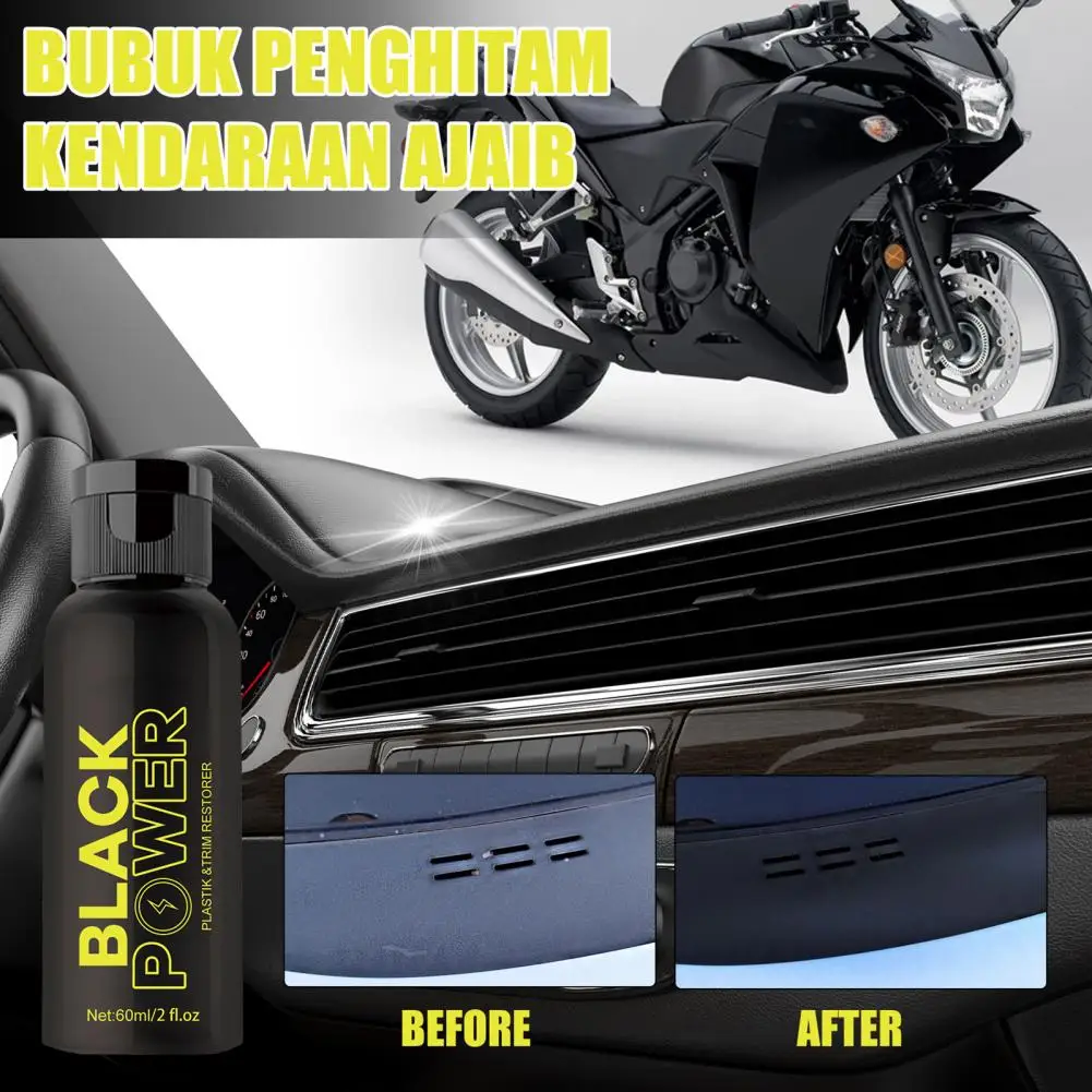 Refurbished Cleaner  Effective Non-Irritating Safe  Dashboard Plastic Restoration Agent Motorcycle Supplies