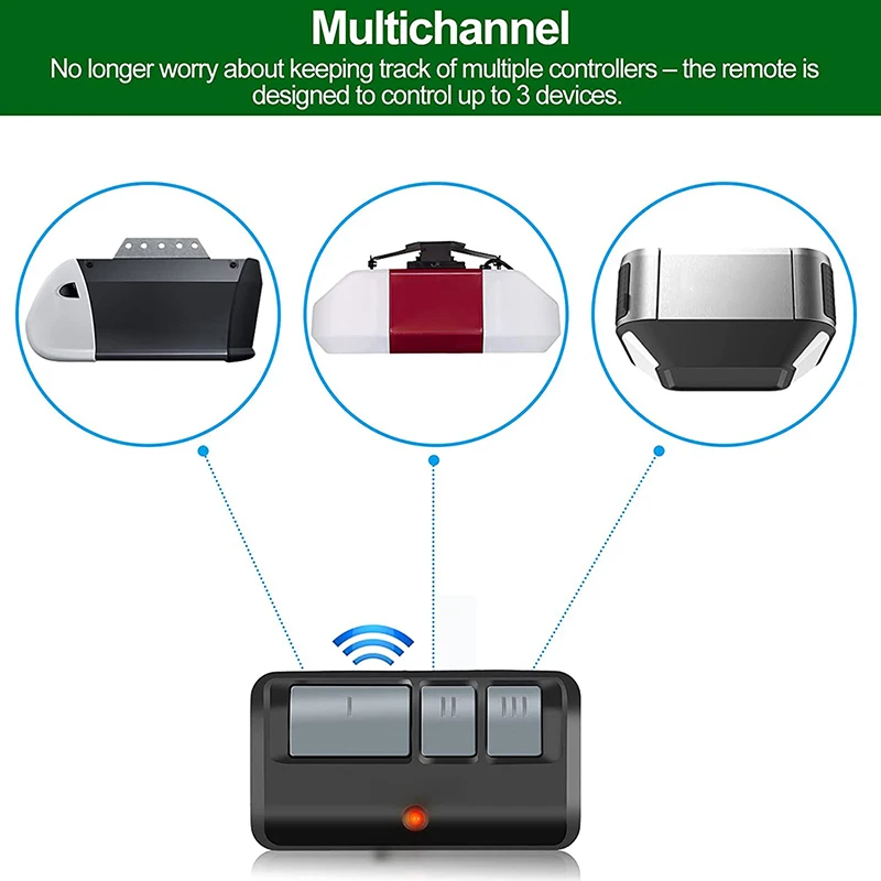 Chamberlain LiftMaster 893MAX 890MAX 891MAX 892MAX 895MAX 891LM 892LM 893LM 951EV 952EV 953EV Garage Door Opener Remote Control 6