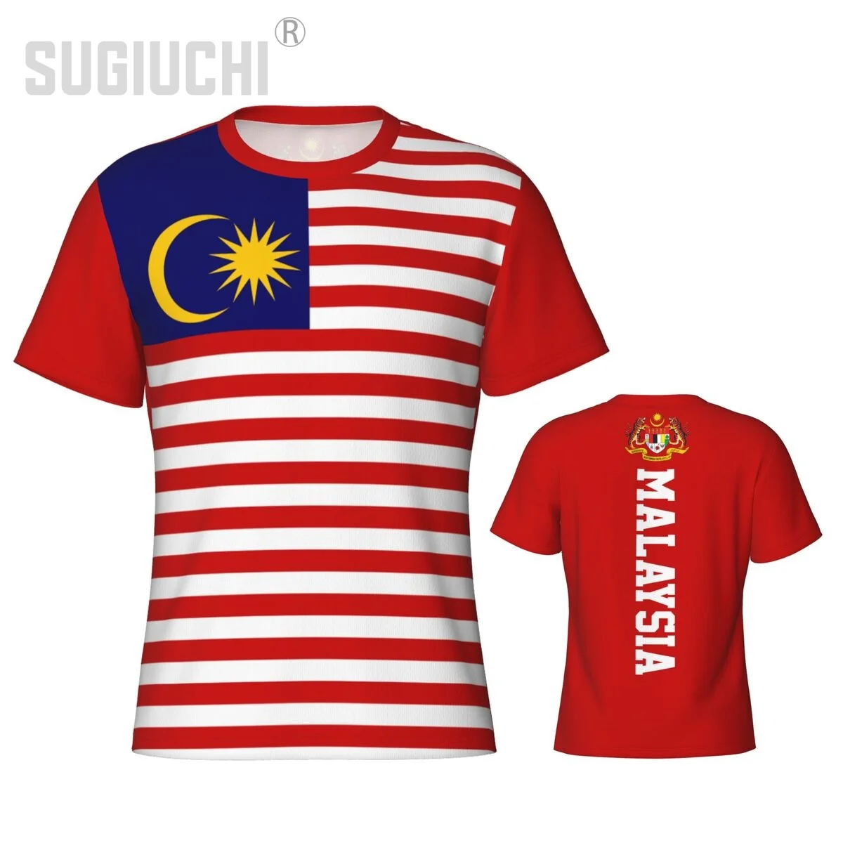 

Облегающая Спортивная футболка с флагом Малайзии, 3D для мужчин и женщин, футболки, Джерси, одежда для футбола, фанаты футбола, подарок, патриотическая футболка