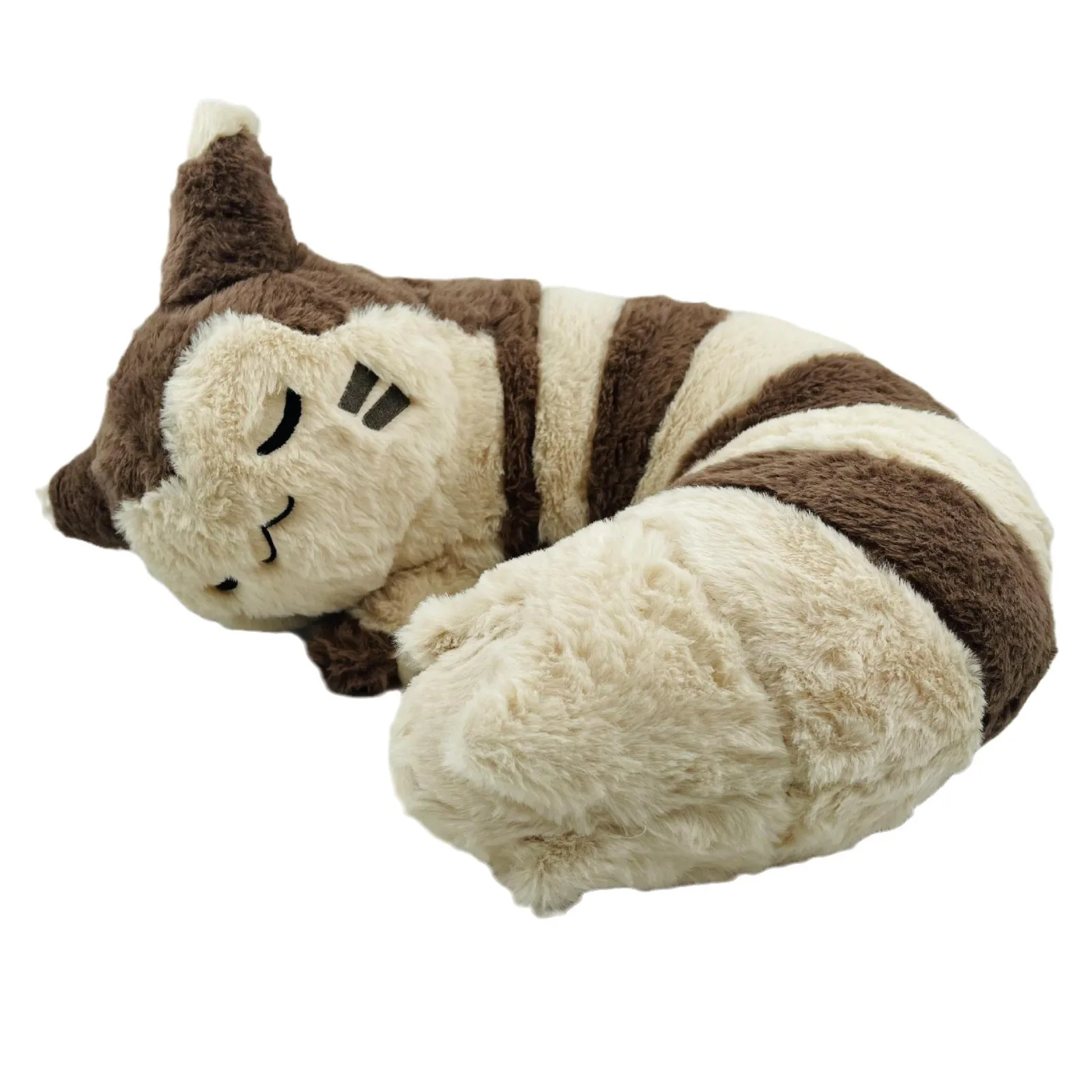 45cm Großes Niedliches Furret Plüschtier Nackenkissen Weiches Kuschelkissen Weiche Stoffpuppe Schlaf-Langkörperkissen Schlafzimmer-Deko Geschenke – Detail 4