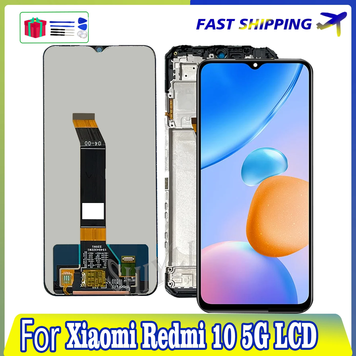 

Оригинальный сенсорный ЖК-дисплей 6,58 дюйма для Xiaomi Redmi 10, цифровой преобразователь экрана для Redmi 10, 22041219G, 22041219NY, запчасти для ремонта ЖК-дисплея