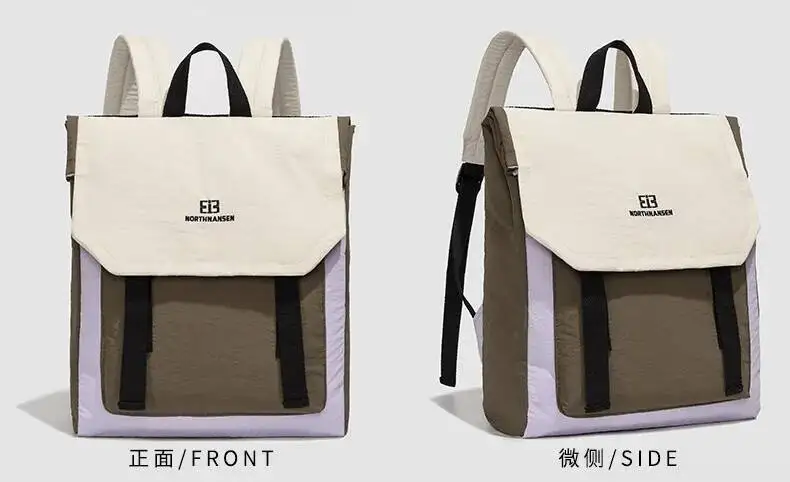 2025, neue multifunktionale Junior-Umhängetaschen zum Verkauf, Schultasche, weibliche College-Studentin, lässig, große Kapazität, Computertasche – Detail 10