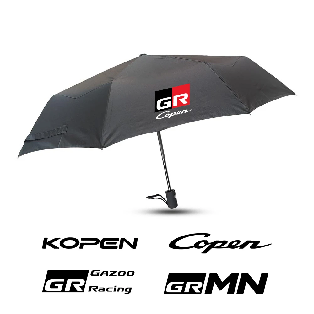Car Automatic Folding Windproof Sunshade Umbrella Auto Accessories For Daihatsu Copen L880K Koepn Copen GR Sport Gazoo Racing