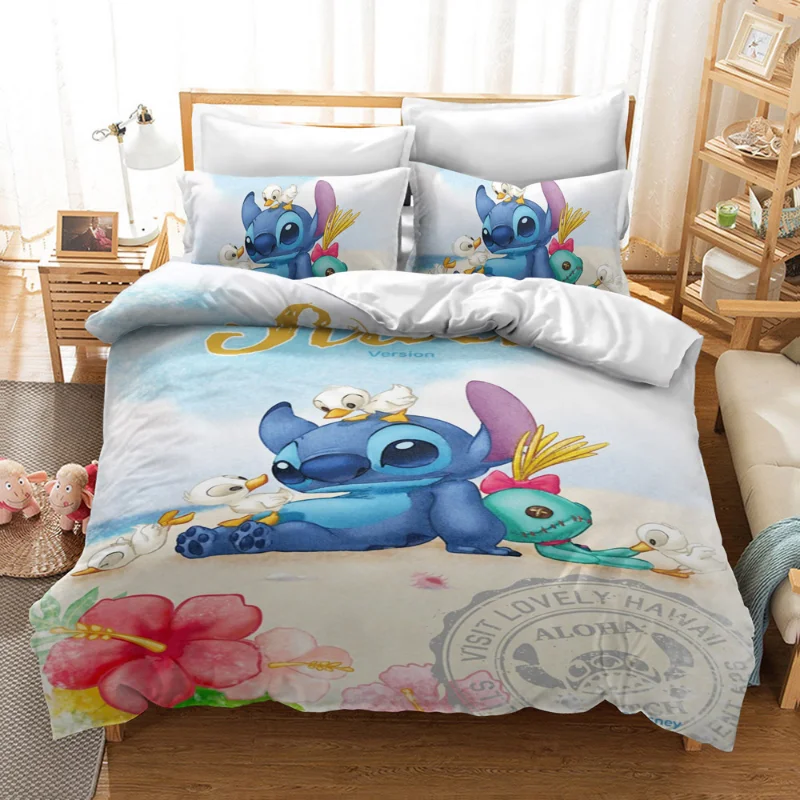 Disney - ※専用です※Disney Lilo & Stitch 布団カバーセット Disney Lilo & Stitch 3d Cartoon Duvet Cover Set Pillowcase