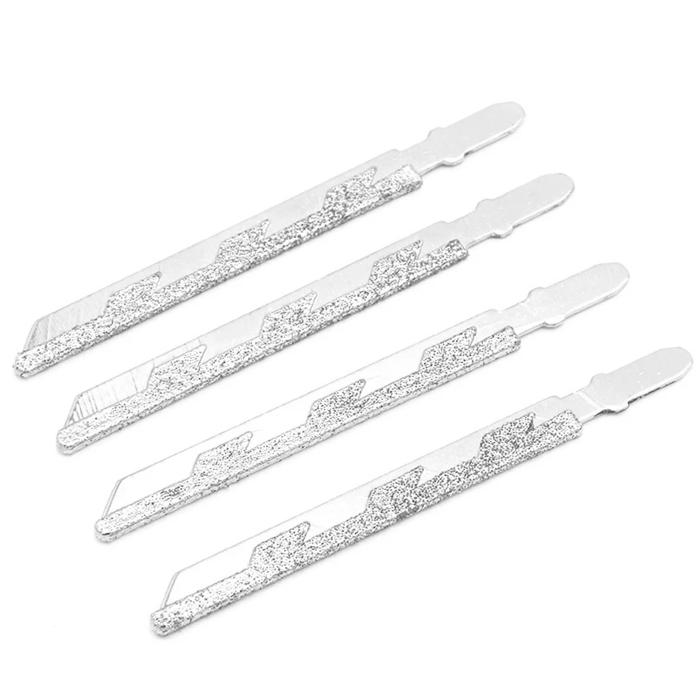 Grain 40 Grit T-shank Jigsaw Blades Ceramic Tile Cutting Tool Diamond Jig Saw Suitable for Granite and Marble Ceramics