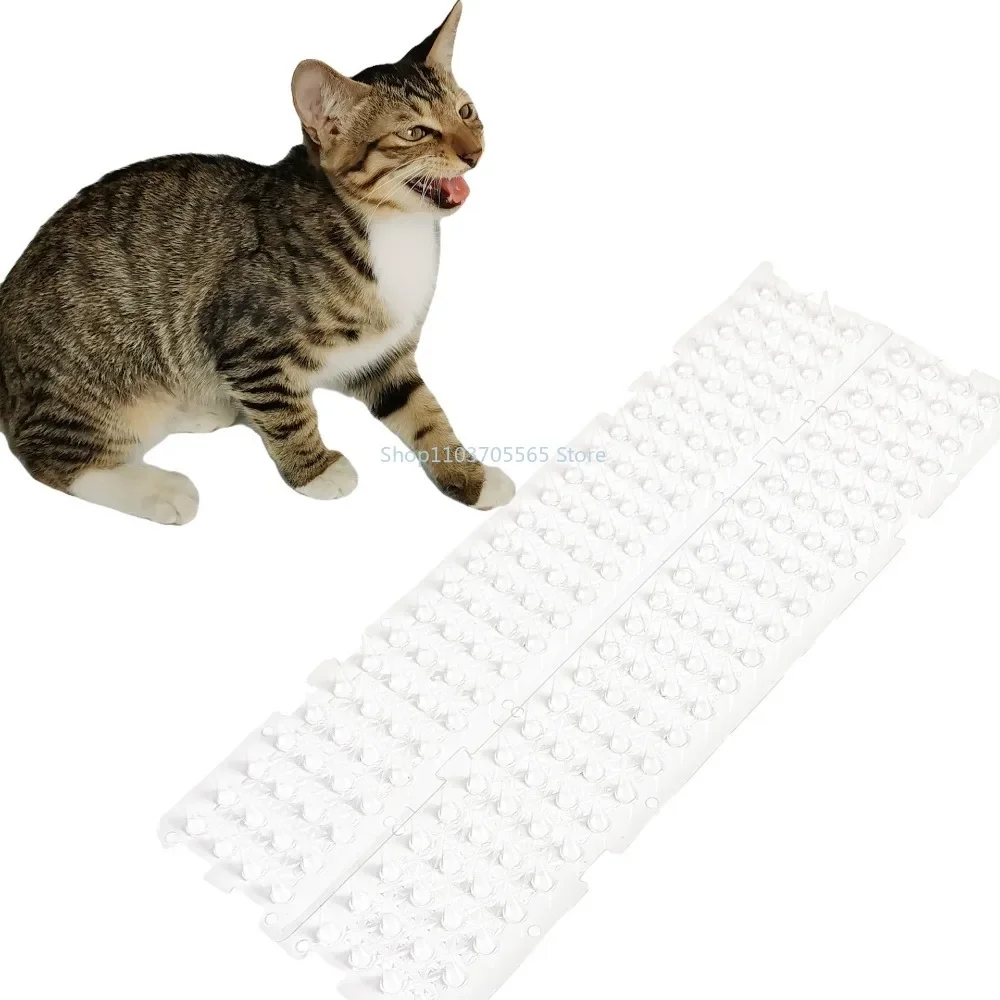 2/1Pcs Spikes Repeller Cat Plastic Bird Repellent Anti Pigeon Anti-bird Squirrel Garden Fences Control Transparent Spikes
