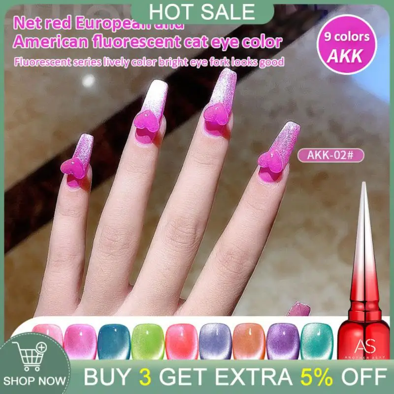 

15ml Translucent Cat Magnetic Gel Polish Semi Permanent Colorful Glitter Magnetic Nail Gel Soak Off UV Gel Nail Art Gel Varnish
