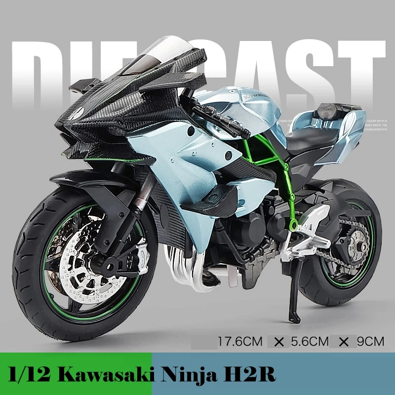 1/12 KAWASAKI Ninja ZX-10R Toy Motorcycle Diecast Metal