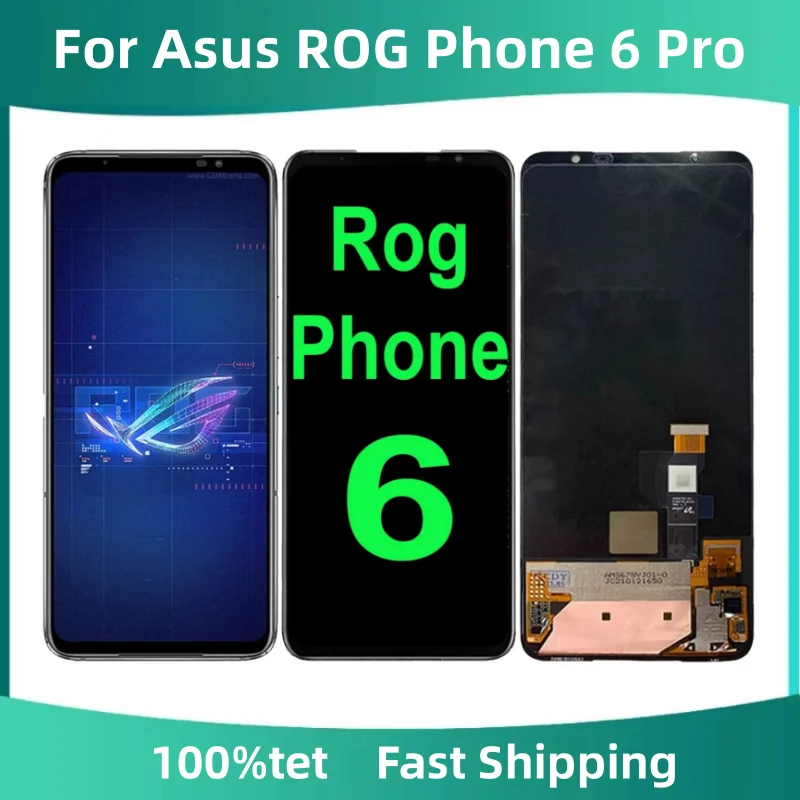 

6.78" AMOLED For Asus ROG Phone 6 Pro AI2201_D AI2201_C AI2201_F LCD Display Touch Screen Digitizer Assembly