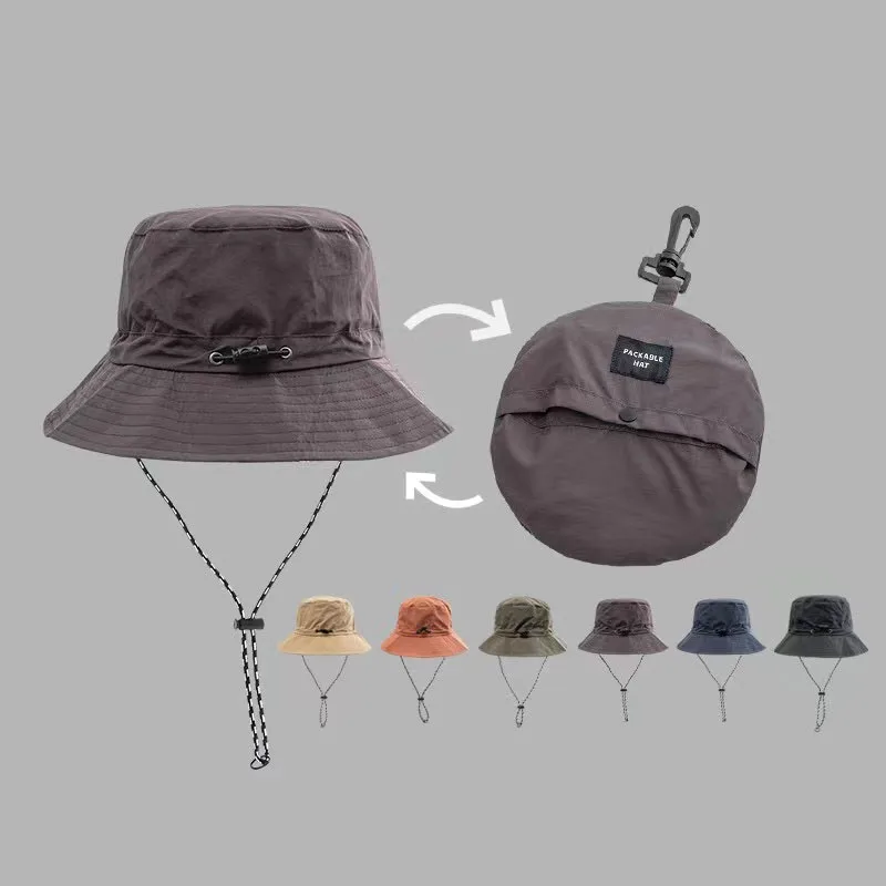 

Waterproof Fisherman Hat Women Summer Sun Anti-UV Protection Camping Hiking Mountaineering Caps Men's Panama Bucket Outdoor Hat