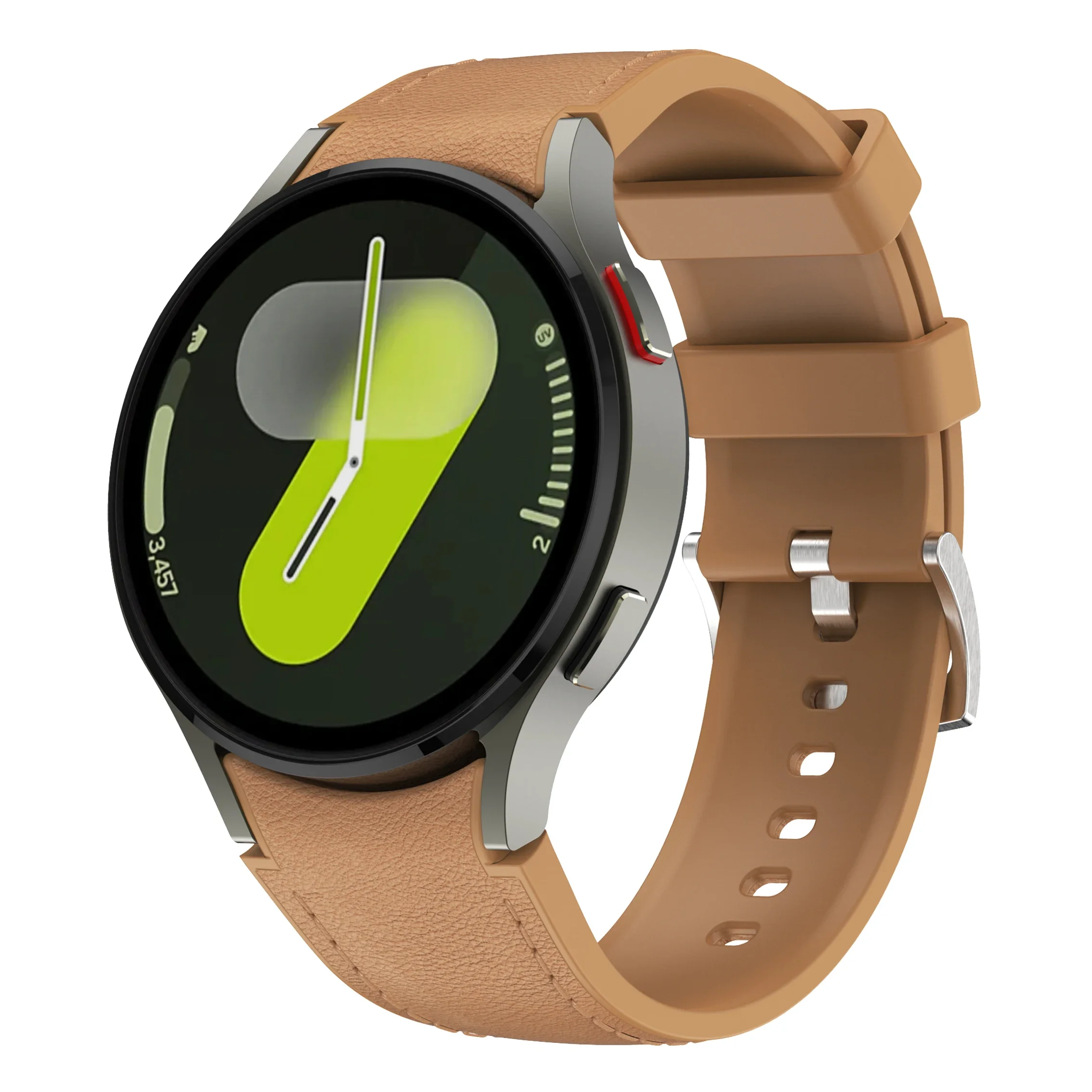 Breathable No Gap Silicone-Leather Strap