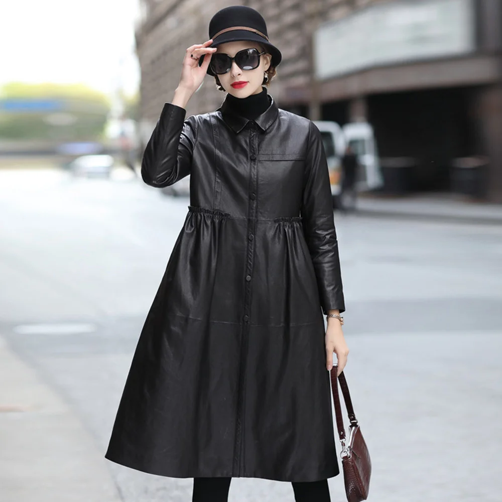 Рисунок 3 - Пуховик женский из натуральной кожи