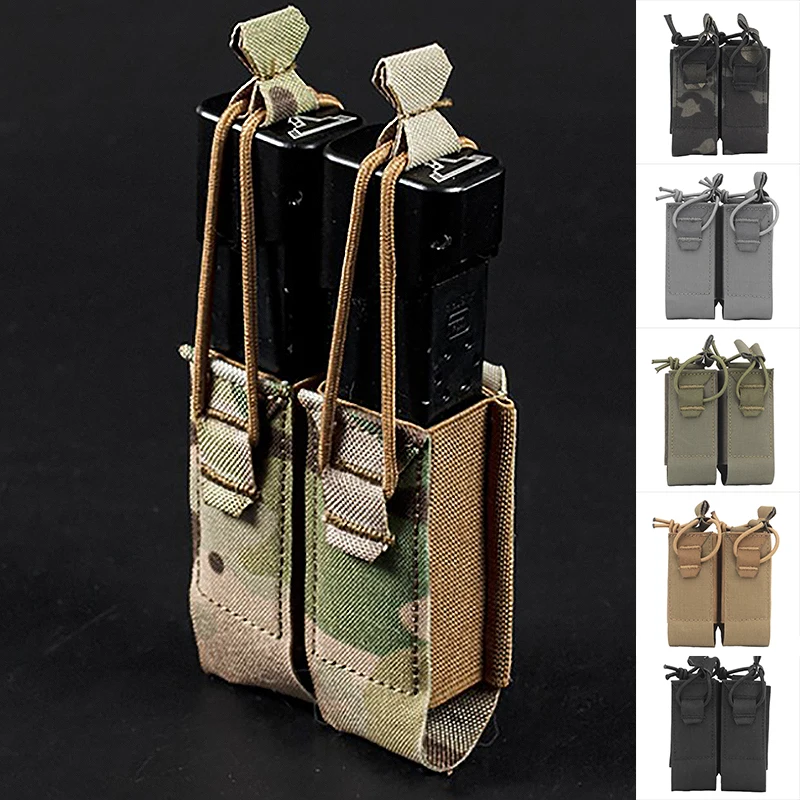 

Тактическая Сумочка для магазина, военный двойной Сумочка для магазина DPMP, магнитная Сумочка для охоты, страйкбола, магнитный держатель с лазерной режущей спинкой