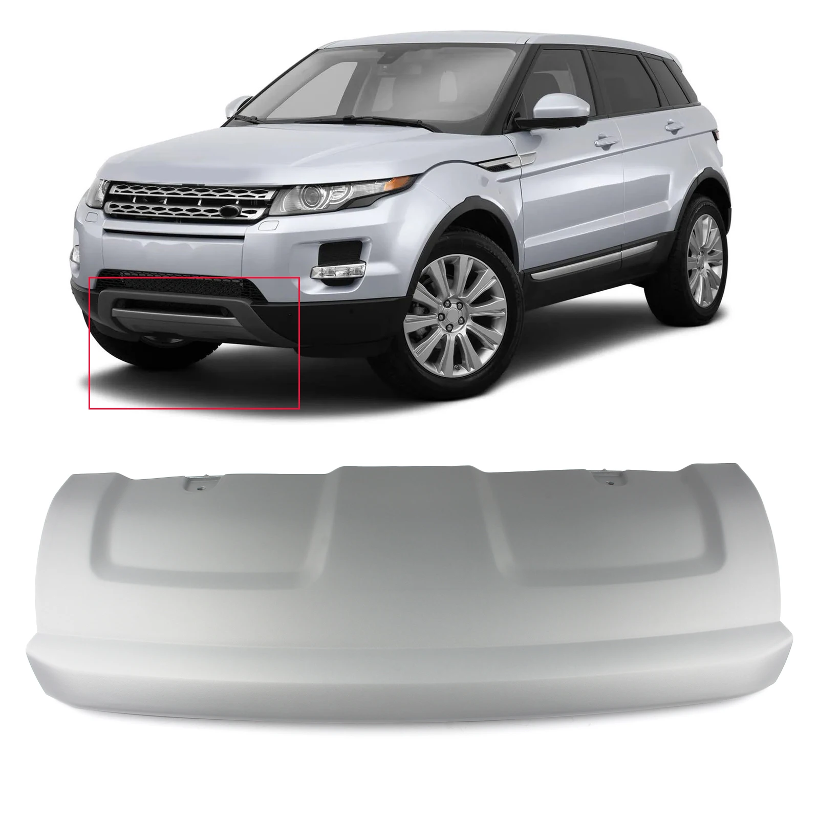 

Car Front Bumper Tow Hook Cover Towing Skid Plate Cap For Land Rover Range Rover Evoque 2010-2015 LR048510 Styling Accessories