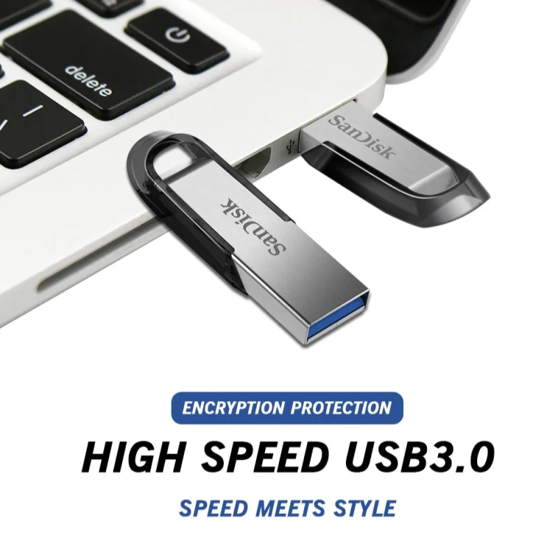 샌디스크 CZ73 USB 3.0 펜드라이브 128GB USB 플래시 드라이브 16GB 32GB 64GB 메탈 펜 드라이브 512GB USB3.0 스틱 256GB 150MB/s 키 메모리 S