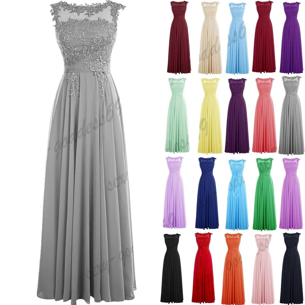 

A Line Chiffon Elegant Off Shoulder Cheap Beading Applique Bridesmaid Dresses Wedding Party Evening Formal Prom Lace Up Back