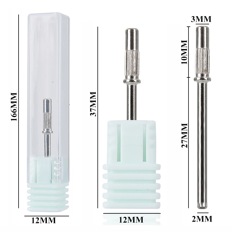 80/60개 3mm 미니 네일 샌딩 밴드 1개 샤프트 세트 전동 드릴 드릴 비트 각질 제거 페디큐어 광택 액세서리