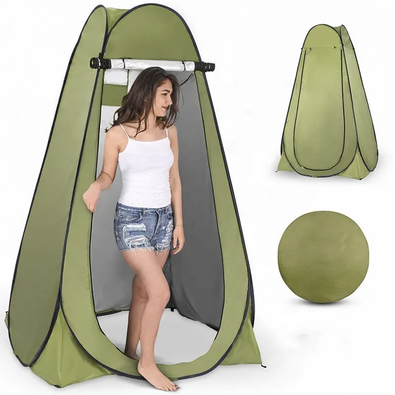 

Outdoor Portable Shower Bath Tent Changing Fitting Room Camping Pop-Up Tent Dressing Shelter Beach Privacy Toilet Tent With Bag