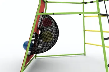 Adventure Climbing Fort with Platform, Playground Slide and Play Tent, Outdoor Jungle Gym for Backyard, Kids Ages 3-10 4