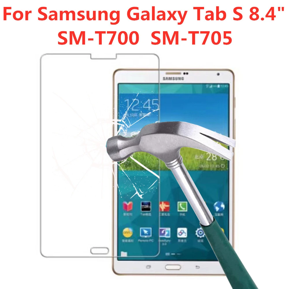 

2 шт., защитное стекло 9H для Samsung Galaxy Tab S 8,4 дюйма