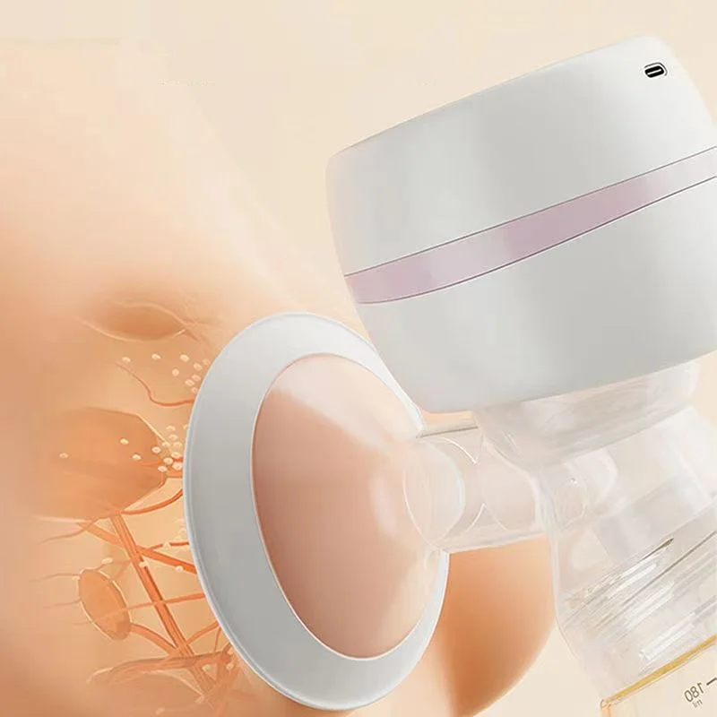 180ML Portable Smart Electric Breast Pump for Nursing Moms Double High Suction with Quiet Design Pain-Free Massage Rechargeable