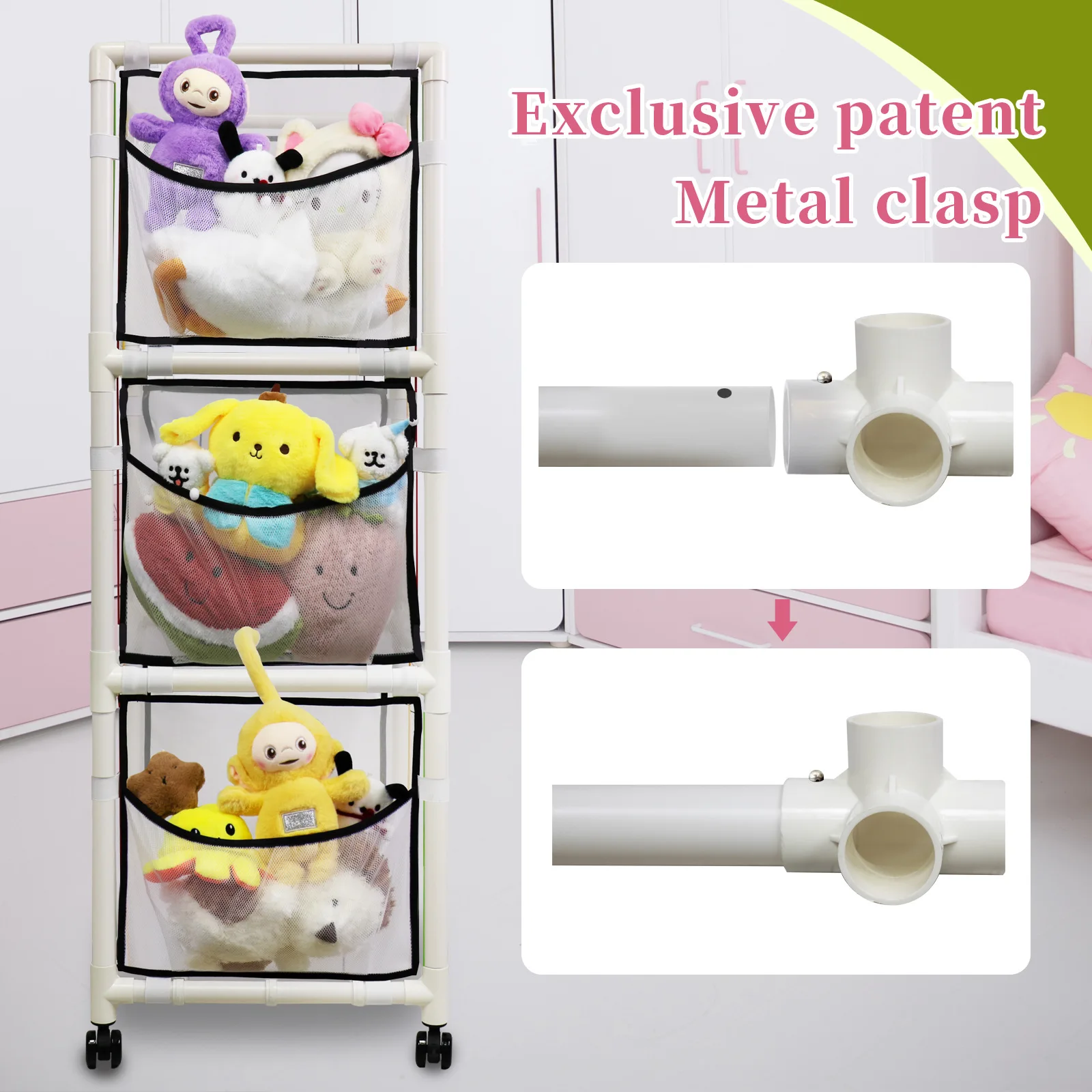 Tube Rangement Peluches Transparent - Organisateur Empilable Pour Jouets | Capacité XL | Design Pratique