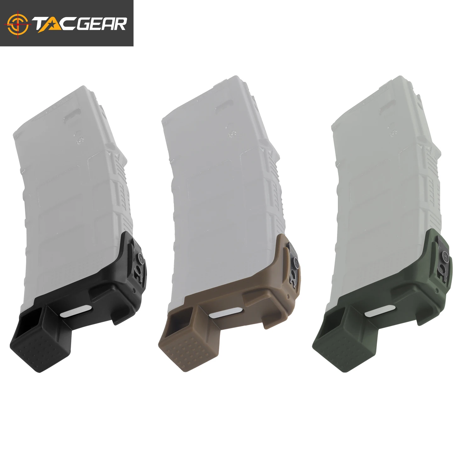 TACGEAR Airsoft GBB PMAG base quick pull prone support magazine bottom cover with 2PCS tools adjustment PEQ red dot sight scope airsoft accessory