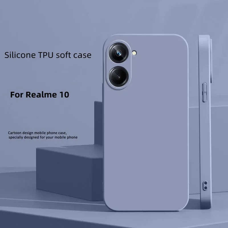 Fashionable Soft Silicone Shockproof Bumper Solid Color TPU Back Cover