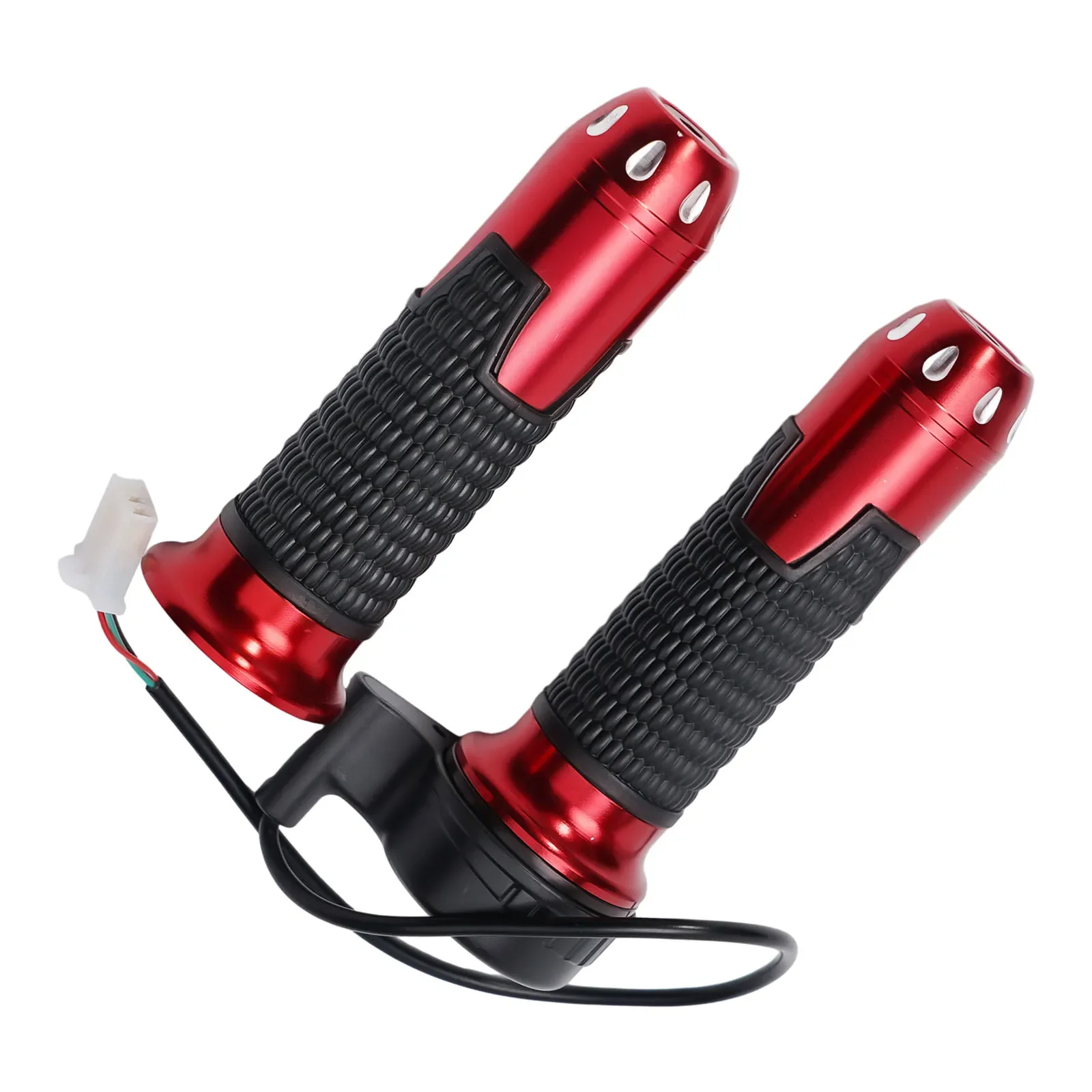 

Throttles Twist-Throttle Bicycle Throttle 350mm Line Length ABS+Aluminum Alloy Black+Red Electric Scooter Electric Bike