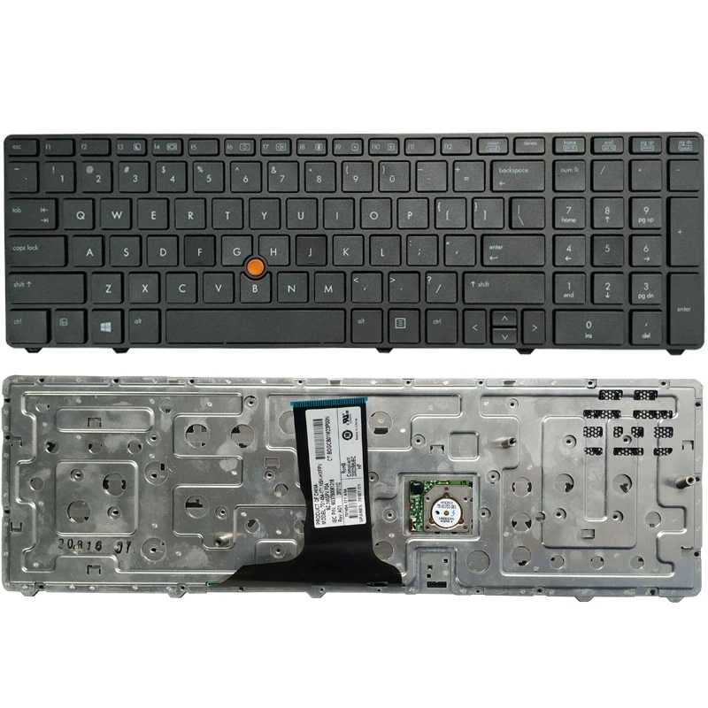

Новая клавиатура для ноутбука HP EliteBook 8760w 8770w 701454-171 NSK-HXFPV с указателем