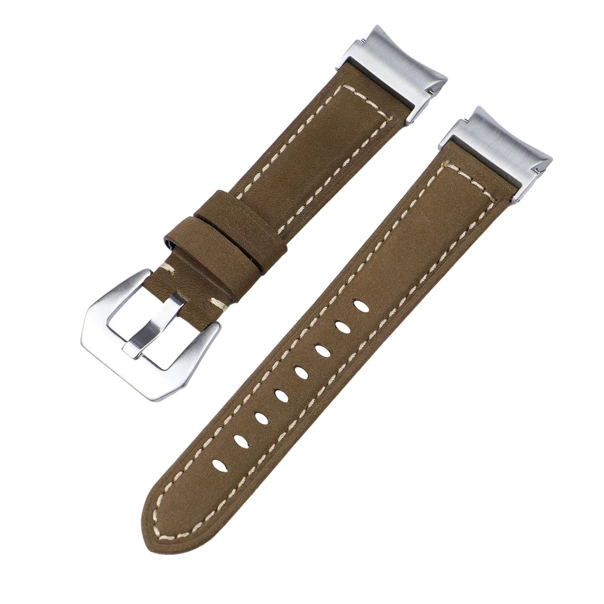 Elegant 20mm Quick Fit Leather Watch Strap