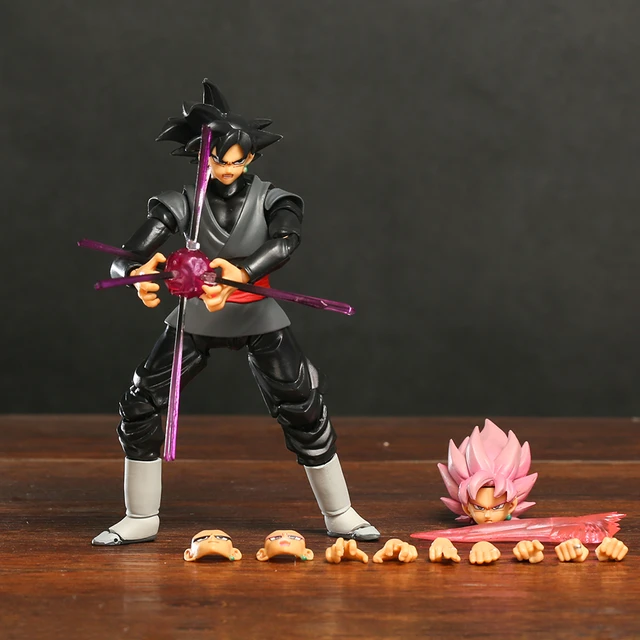 Boneco Goku Black Rose dragonball S sh Figuarts Articulado