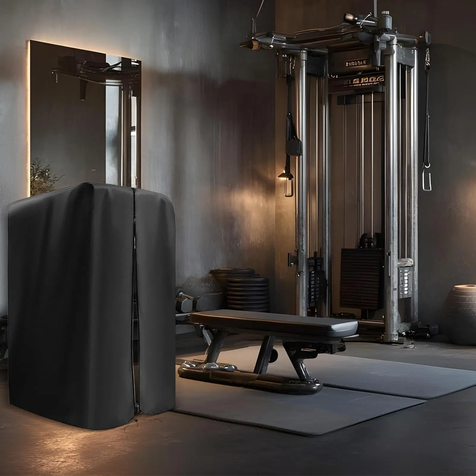 Pull up Bar Station Cover with adjustable drawstring Multifunction Premium Protective Cover Gym Equipment Cover Waterproof