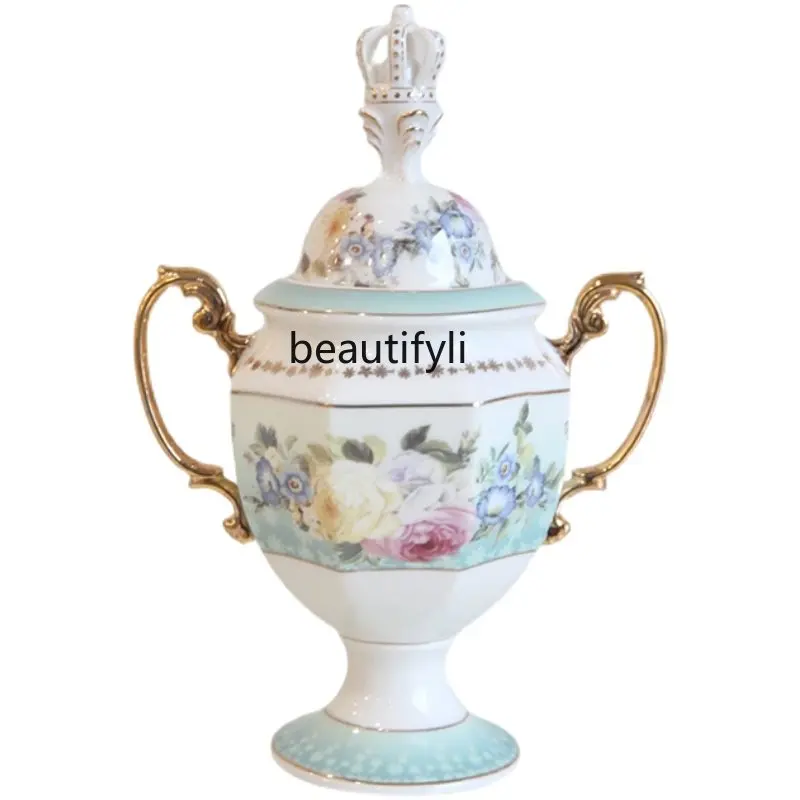 

Gift Box European Court Style Retro Luxury Ceramic Sticker Scented Teapot Coffee Set Dessert Plate Sets coffee mug tea cup set