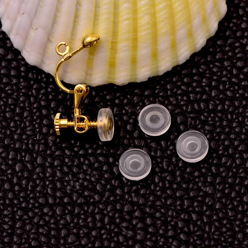 Set of 10 Clip-On Earring Findings with Screw Back
