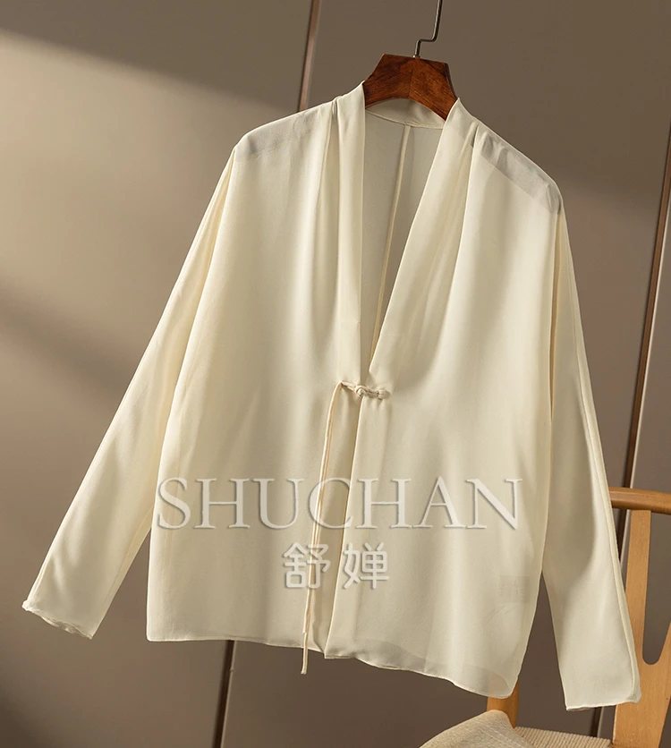 Thin Summer New 2024 Shirts for Women  Blouses for Women Fashion  POLYESTER  Womens Tops Single Button