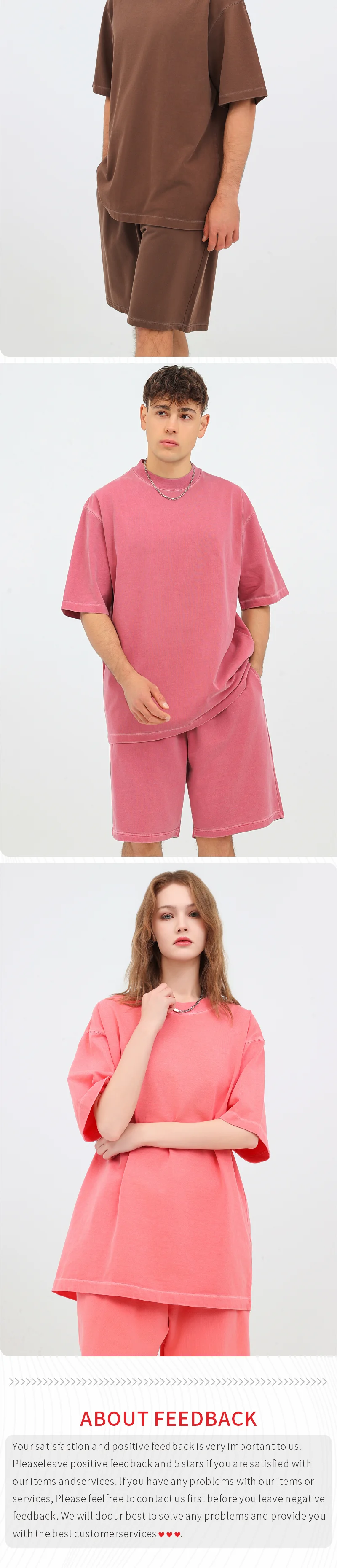 Maßgeschneiderte T-Shirts, kostenloser Druck, Logo-Bilder, Vintage-Waschung, Farbverlaufskleidung, 100 % Baumwolle, kulturelle Hemden, Übergröße, lockere Shorts – Detail 7